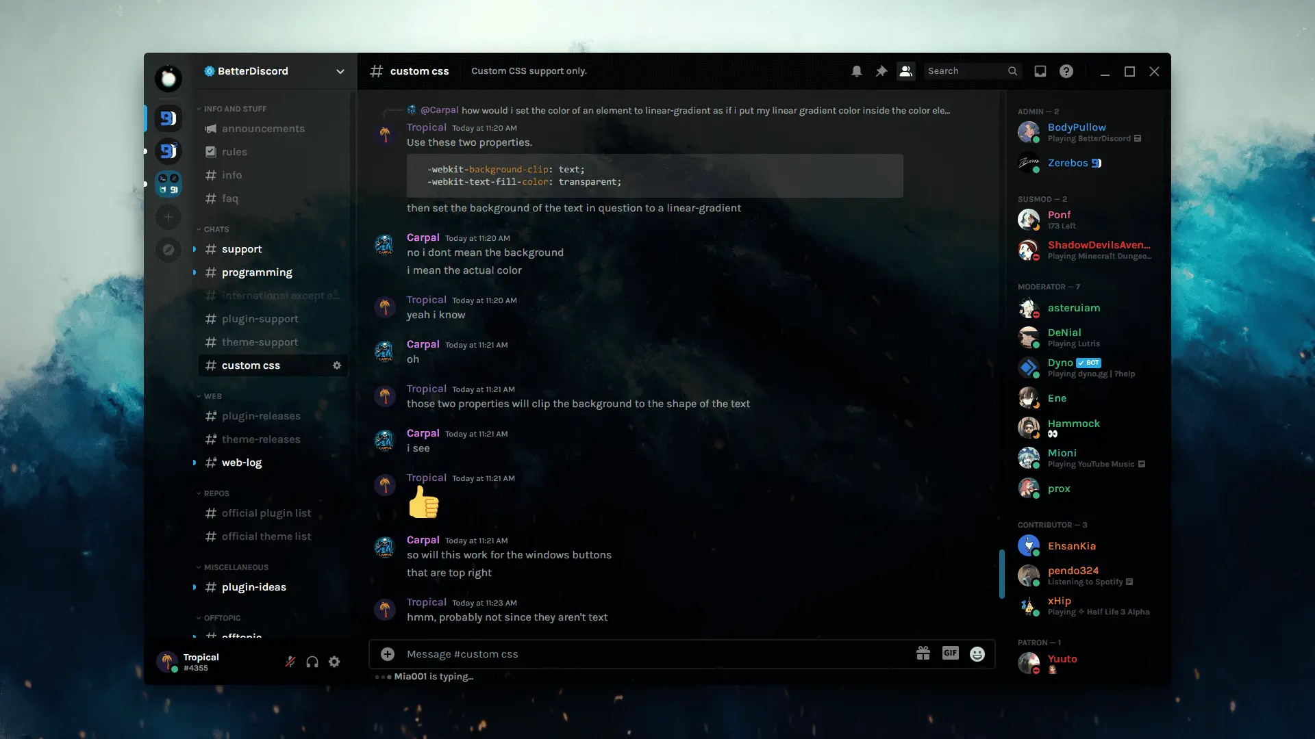 Dark Matter Theme